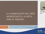 II Jornada de Nutrición y Dietética Infantil - Dra. Mercedes Murray