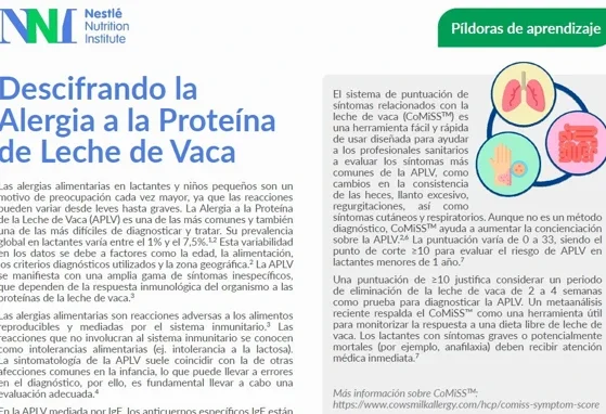 Píldora de aprendizaje: Descifrando la APLV