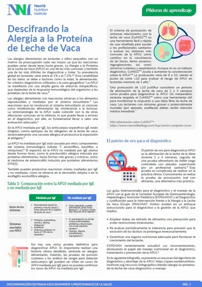 Descifrando la APLV Descifrando la APLV